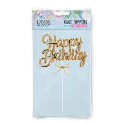 Cerf Dellier Cake topper "Happy birthday" 3