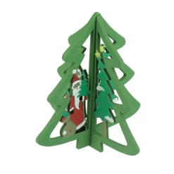 Cerf Dellier Cake Topper Sapin de Noël