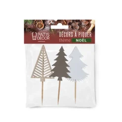 Cerf Dellier Cake toppers sapins