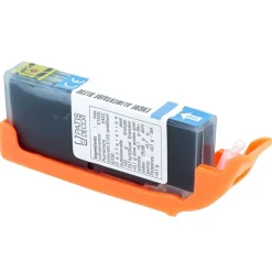 Cerf Dellier Cartouche d'encre alimentaire bleue pour MG5450/MG5550/MG5650/MG6450/MX725/IP7250