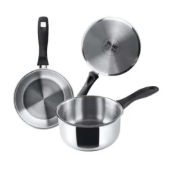 Cerf Dellier Casserole Acier Inox Argenté