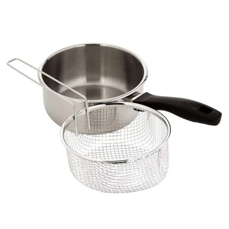 Cerf Dellier Casserole avec Panier inox 18 cm