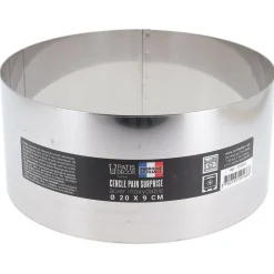 Cerf Dellier Cercle à pain surprise inox H 9 cm Ø 20 cm