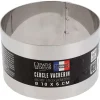 Cerf Dellier Cercle à vacherin inox H 6 cm Ø 10 cm