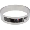 Cerf Dellier Cercle à vacherin inox H 6 cm Ø 24 cm