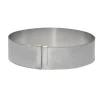 Cerf Dellier Cercle gradué inox extensible 18 à 36 cm H 4,5 cm De Buyer