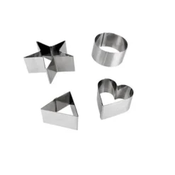 Cerf Dellier Cercles de présentation inox assortis H 5 cm