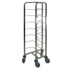 Cerf Dellier Chariot inox pour 8 bacs à pâtons espacement 18,5 cm