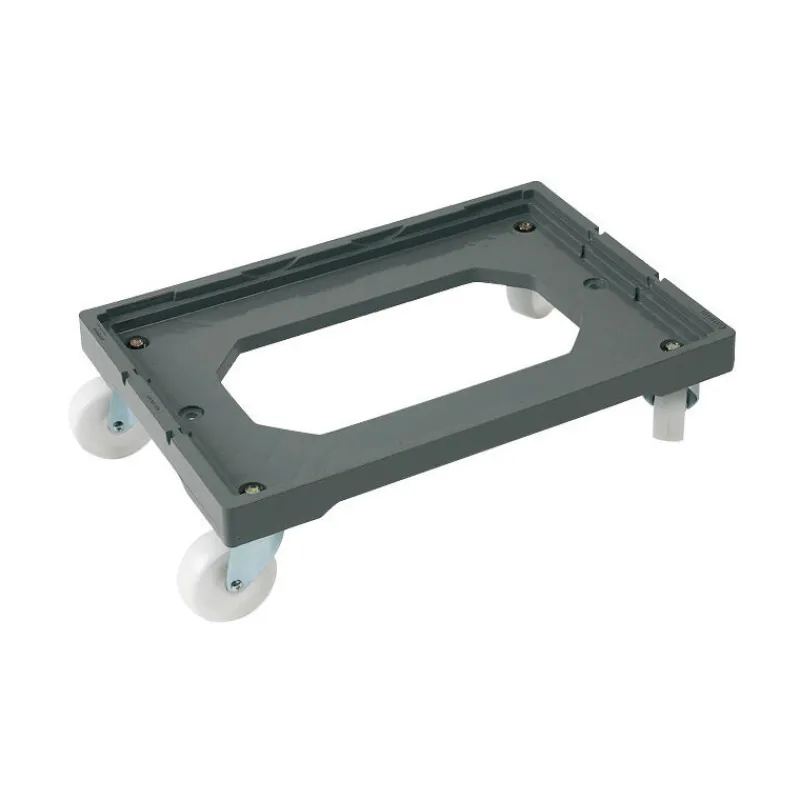 Cerf Dellier Chariot porte-bacs norme europe 600x400 pour mannes Allibert