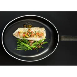 Cerf Dellier Chef poêle ovale anti-adhérente 40 cm