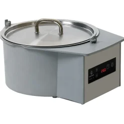 Cerf Dellier Choco 10 trempeuse ronde à eau capacité 12 litres cuve amovible 51x40x26 cm