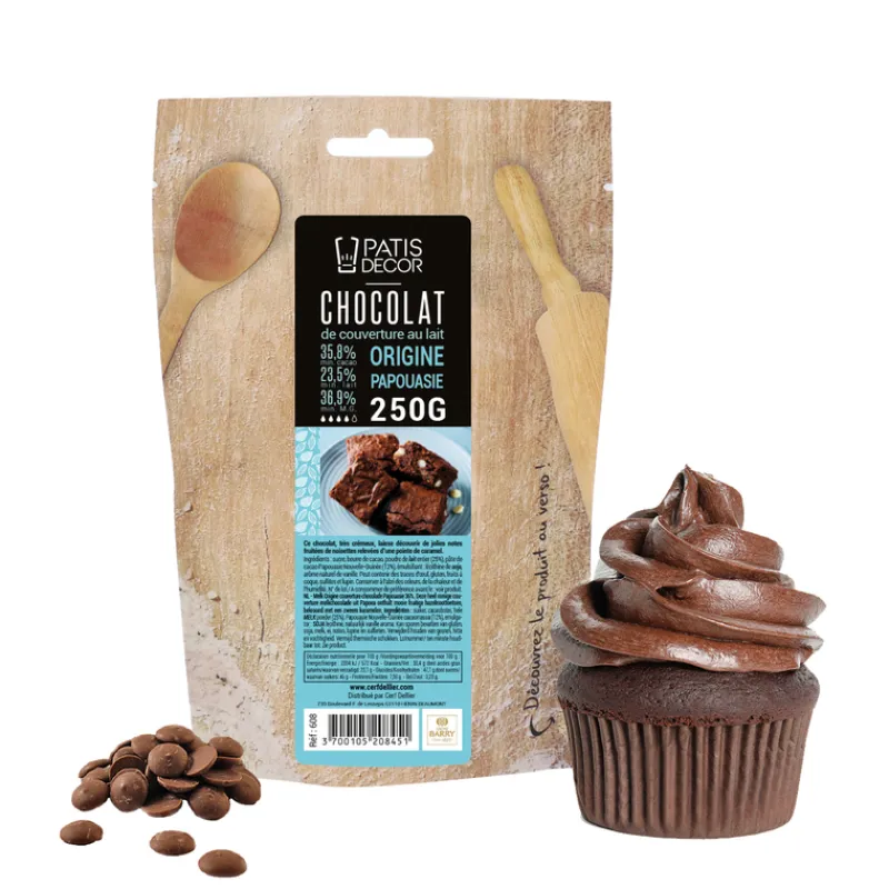 Cerf Dellier Chocolat au Lait origine Papouasie 35,8 % Barry 250 g