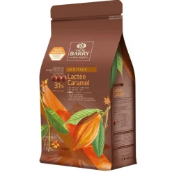 Cerf Dellier Chocolat de Couverture au Lait Lactée Caramel 31 % 1 kg