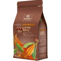 Cerf Dellier Chocolat de Couverture au Lait Lactée 35 % 5 kg