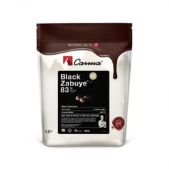 Cerf Dellier Chocolat de Couverture Black Zabuye 83 % 1,5 Kg