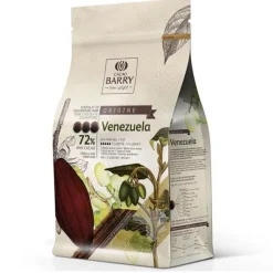 Cerf Dellier Chocolat de Couverture Noir Origine Venezuela 72 % 1 Kg
