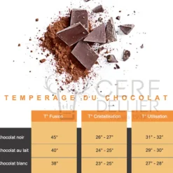 Cerf Dellier Chocolat de couverture noir St Domingue 70% 1 Kg