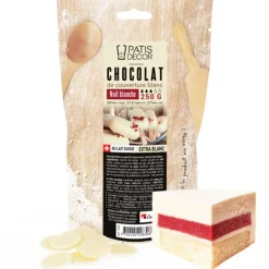 Cerf Dellier Chocolat de couverture White Nuit Blanche 37 % 250 g