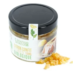 Cerf Dellier Citrons confits en cubes Bio 150 g - DDM 12/24