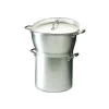 Cerf Dellier Classe Alu couscoussier avec couvercle 36 cm