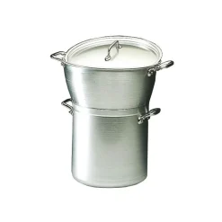 Cerf Dellier Classe Alu couscoussier avec couvercle 28 cm