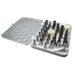 Cerf Dellier Coffret 35 douilles à pâtisserie inox