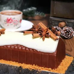 Cerf Dellier Coffret Ma Bûche de Noël au Spéculoos