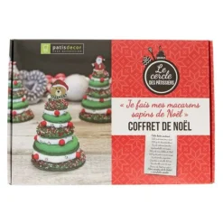 Cerf Dellier Coffret Mes Macarons Sapins de Noël