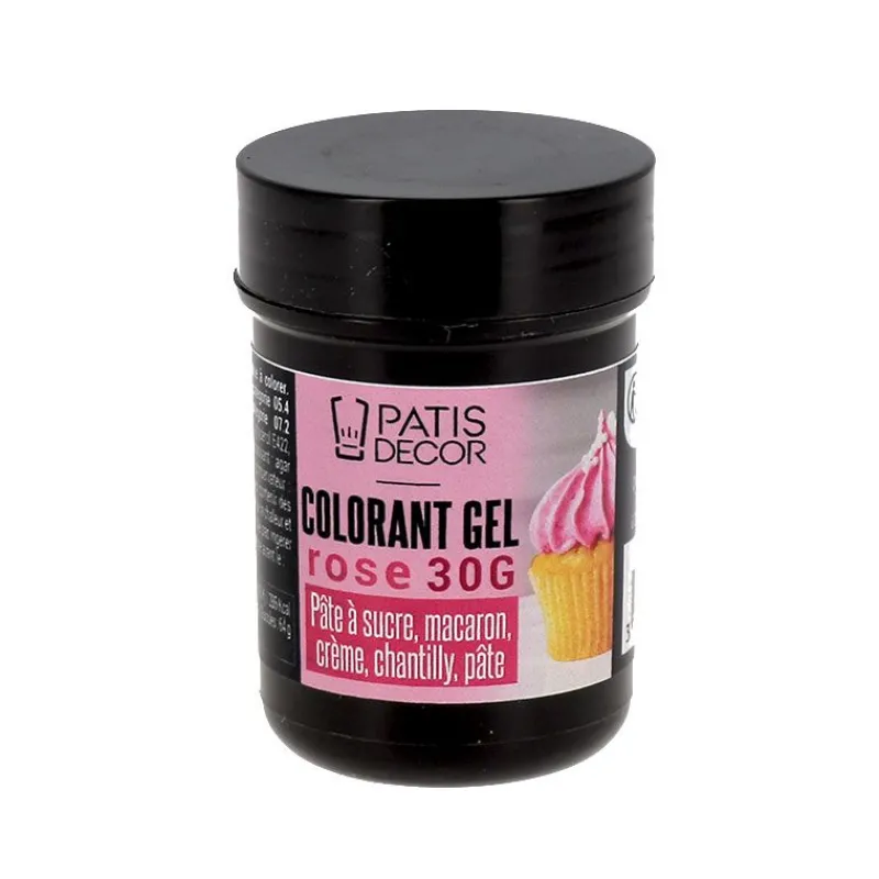 Cerf Dellier Colorant gel rose Patisdécor