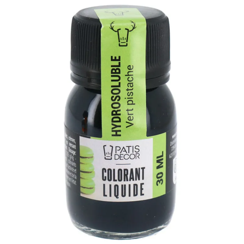 Cerf Dellier Colorant liquide hydrosoluble vert pistache 30 ml