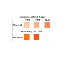 Cerf Dellier Colorant poudre alimentaire Mandarine 100 g