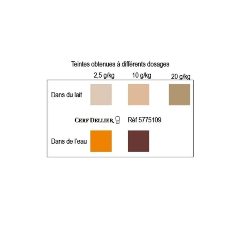 Cerf Dellier Colorant poudre alimentaire Caramel 100 g
