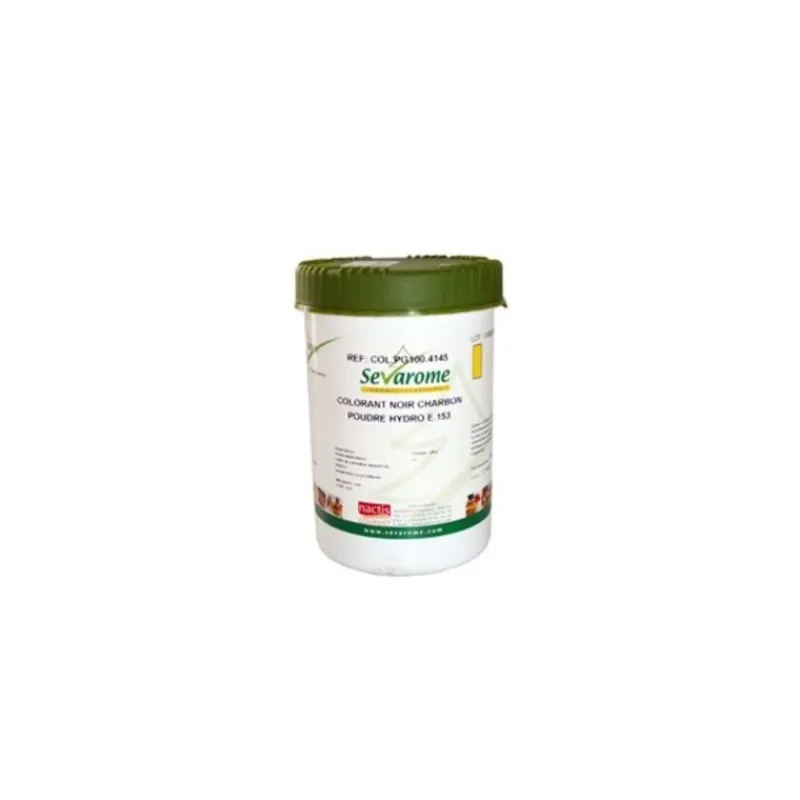Cerf Dellier Colorant poudre alimentaire Noir Végétal 100 g