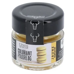 Cerf Dellier Colorant poudre hydrosoluble jaune naturel 8 g
