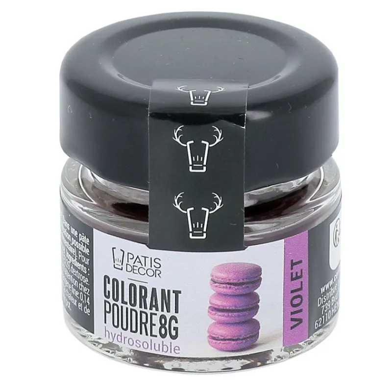 Cerf Dellier Colorant poudre hydrosoluble violet 8 g