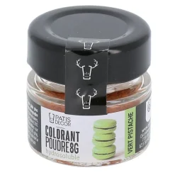 Cerf Dellier Colorant poudre hydrosoluble vert pistache 8 g