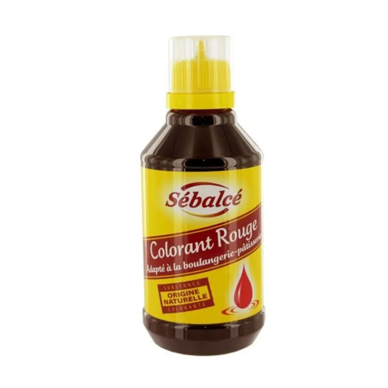 Cerf Dellier Colorant rouge d'origine naturelle Sébalcé 0,5 L