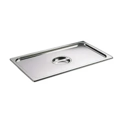 Cerf Dellier Couvercle inox avec poignée GN 2/3 - pour bac gastronorme sans anse