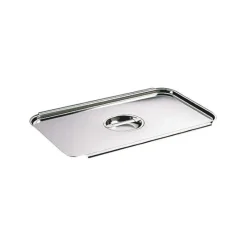 Cerf Dellier Couvercle inox avec poignée GN 1/1 - pour bac gastronorme avec anses panier