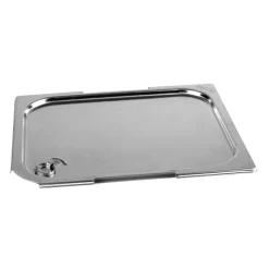 Cerf Dellier Couvercle inox étanche GN 1/2 - pour bac gastronorme avec anses fixes ou escamotables