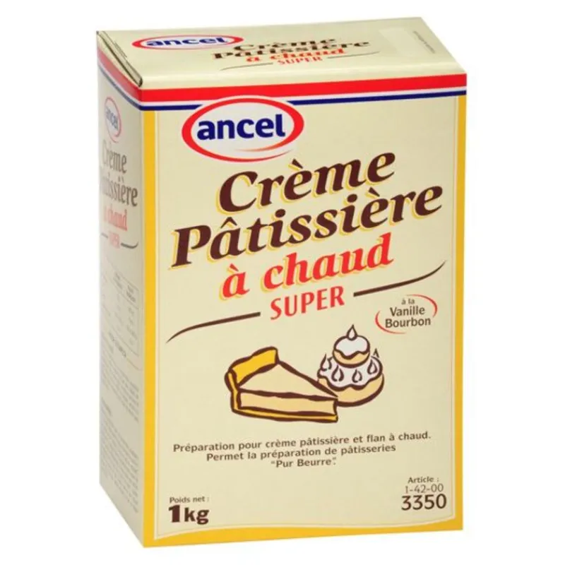 Cerf Dellier Crème Pâtissière à chaud Super Ancel 1 kg