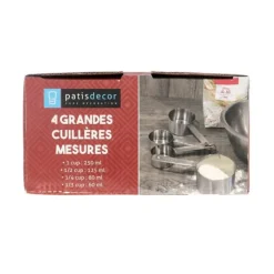 Cerf Dellier Cuillères à mesure inox assorties (x4)