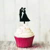 Cerf Dellier Cupcake Toppers Couples (x 8)
