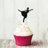 Cerf Dellier Cupcake Toppers Danseuse (x 8)