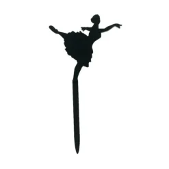 Cerf Dellier Cupcake Toppers Danseuse (x 8)