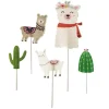 Cerf Dellier Cupcake Toppers lamas et cactus (x5)