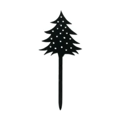 Cerf Dellier Cupcake Toppers Sapin de Noël (x 8)