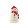 Cerf Dellier Décor comestible Bonhomme de neige content