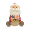 Cerf Dellier Décor comestible Père Noël assis cadeau (x24)