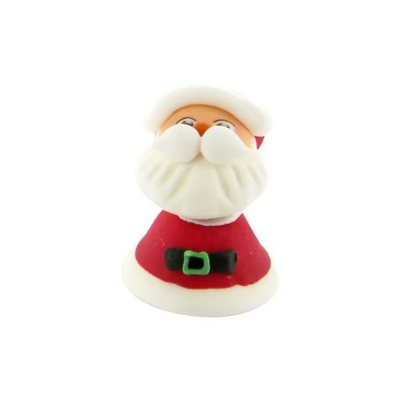 Cerf Dellier Décor comestible Père Noël souriant